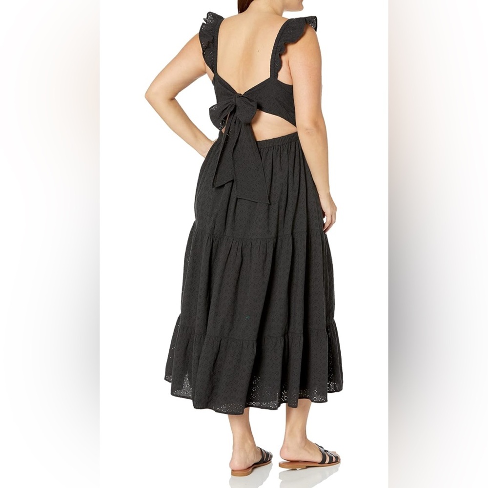 The Drop Women's Tulsi Ruffle-Sleeve Eyelet Maxi Dress 2XL- NWOT - Picture 6 of 13